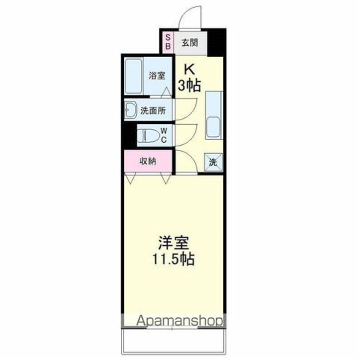 モンレーヴ葵東Ⅱの間取り