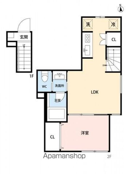 WOOD CREST AMANUMA RESIDENCEの間取り