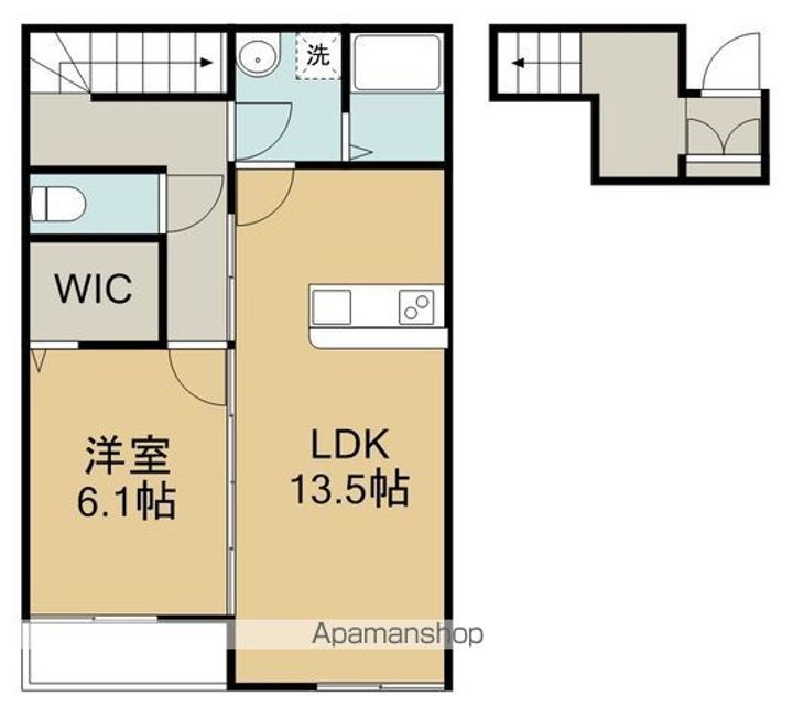 SUN STUDIO201の間取り