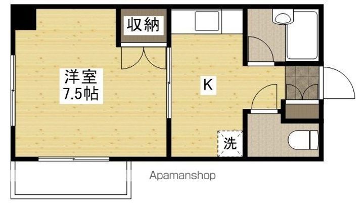 レジデンスインミユキの間取り