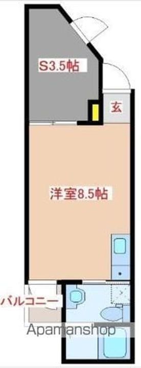 ガレット南福岡の間取り