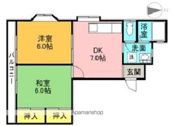 ハイムSHIZUKA202の間取り