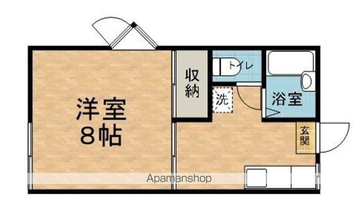 サンパレス安曇野B201の間取り