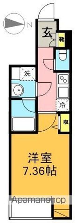 東京都杉並区高井戸東3丁目の賃貸マンションの間取り