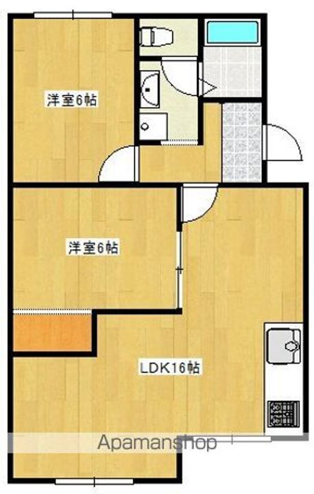 サンテラス大村Ⅰの間取り