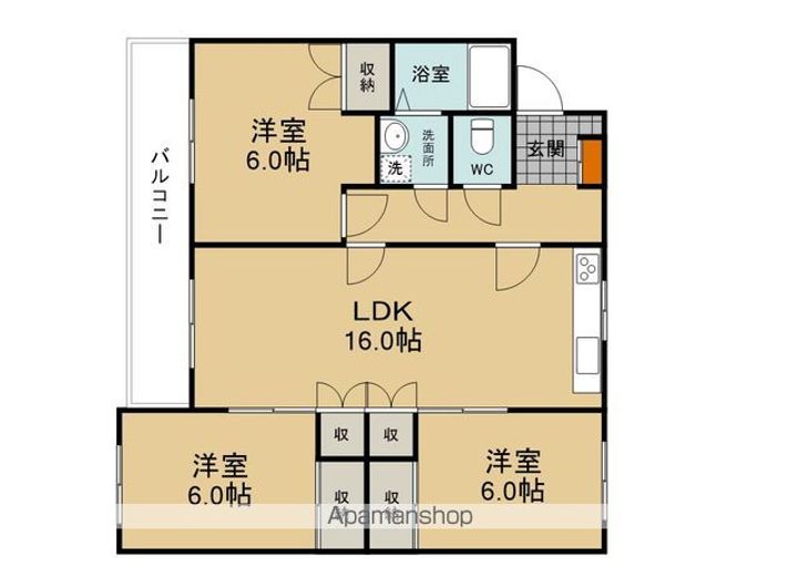 本藤マンション205の間取り