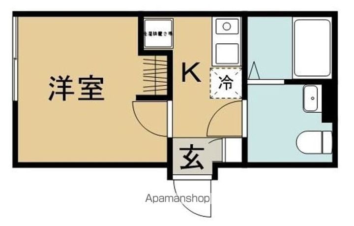 東京都杉並区阿佐谷北1丁目の賃貸マンションの間取り