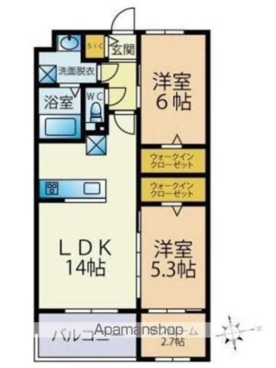 ビーコンヒル石丸の間取り