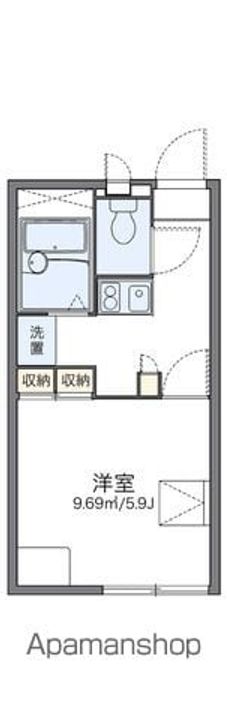 レオパレスME206の間取り