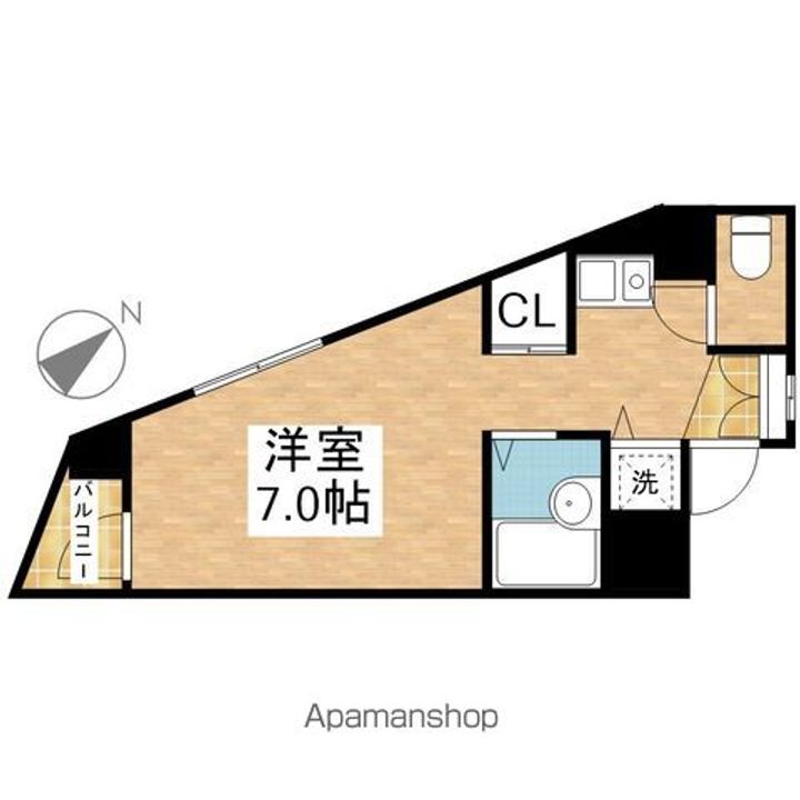 愛知県名古屋市昭和区花見通3丁目の賃貸マンション703の間取り
