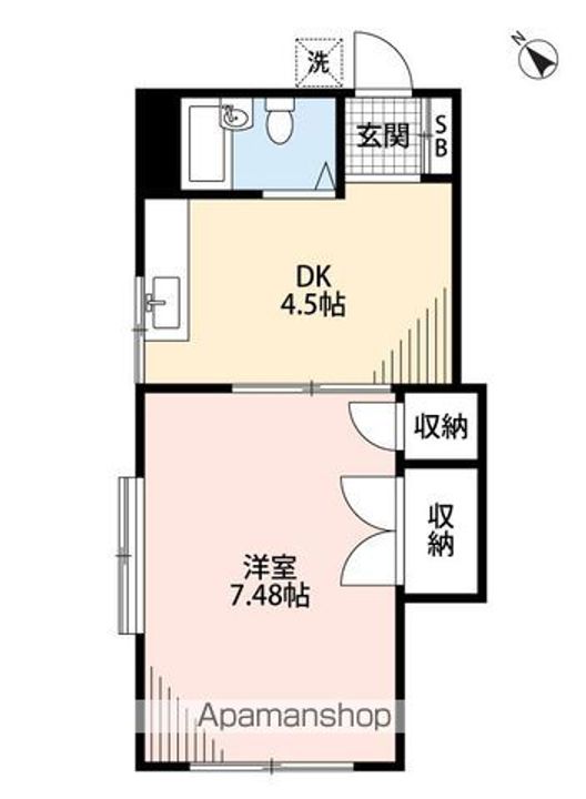 プチシャトー若草の間取り
