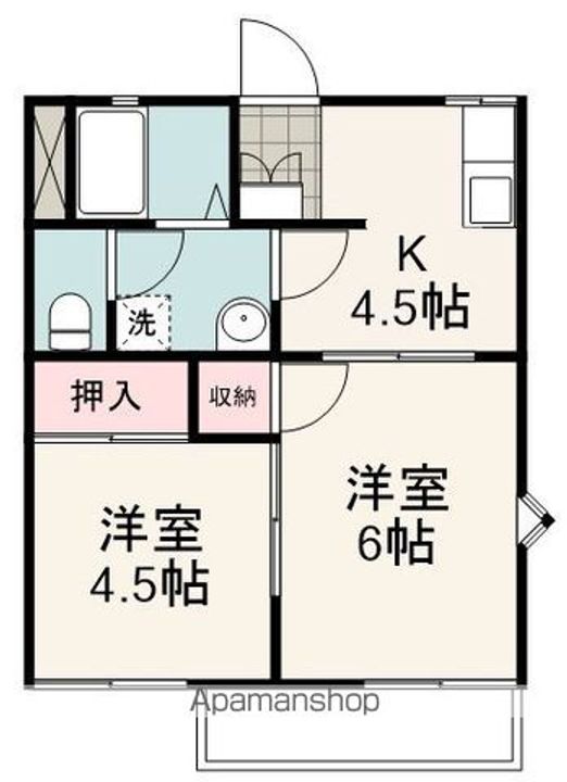 SAKYO21大坪町B201の間取り