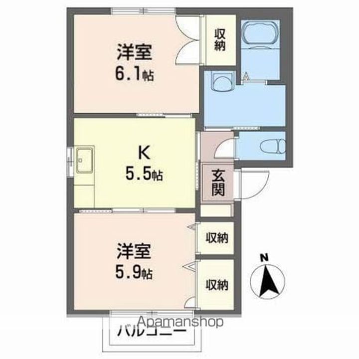 サンフラットの間取り