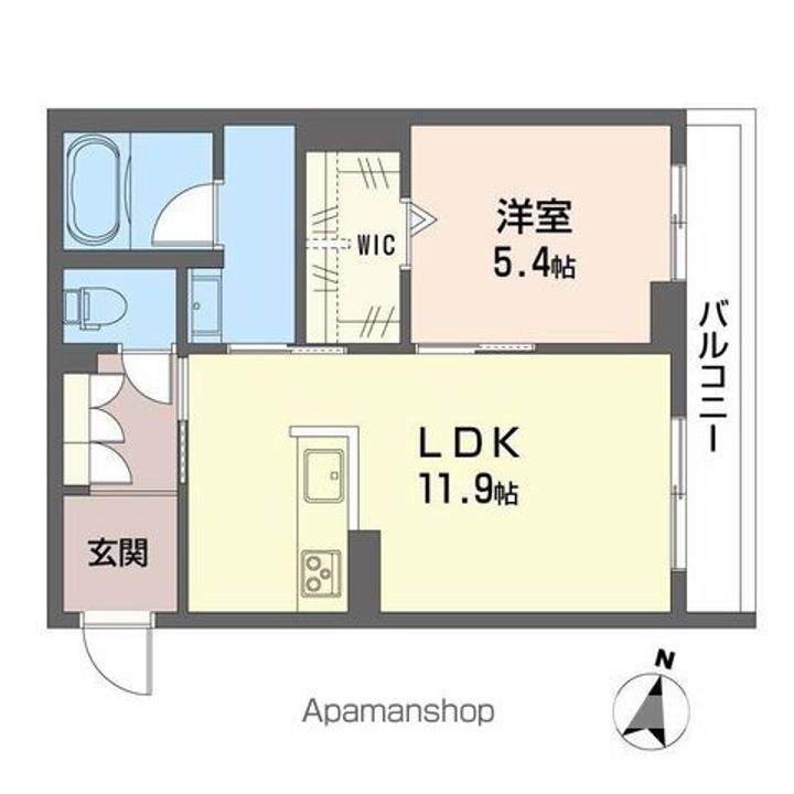 アイビー倉敷 C棟の間取り