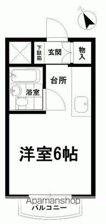 シャトーキミ202の間取り