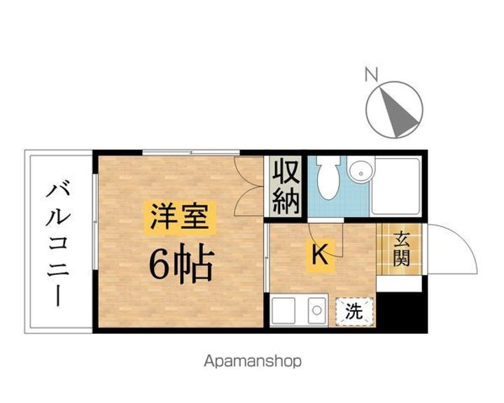 マリオン八王子Ⅲ404の間取り