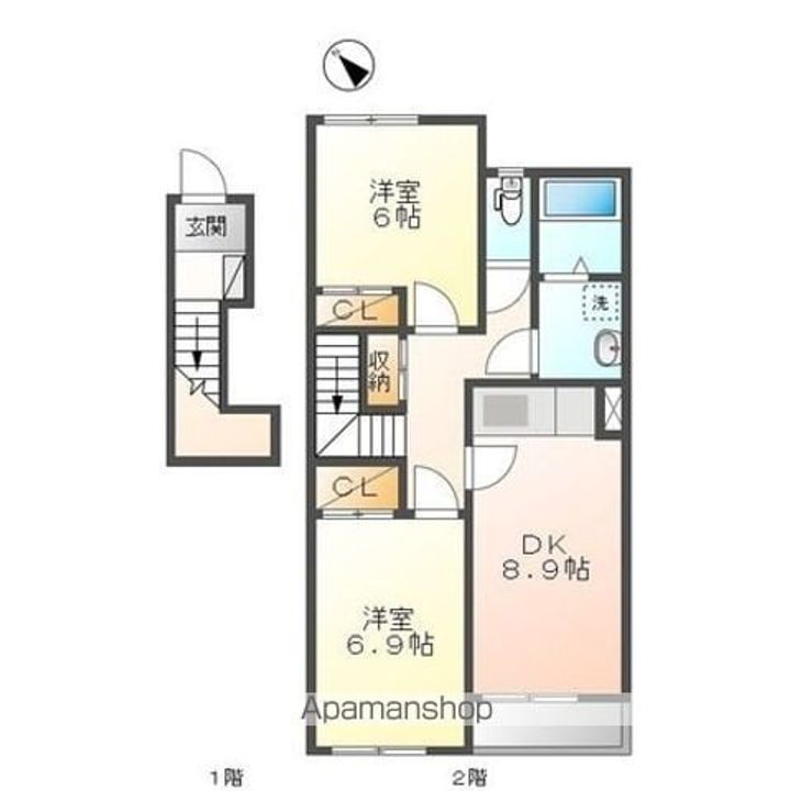 フランカ203の間取り