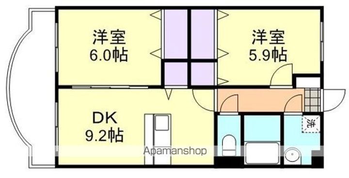 ユーミー川辺の間取り