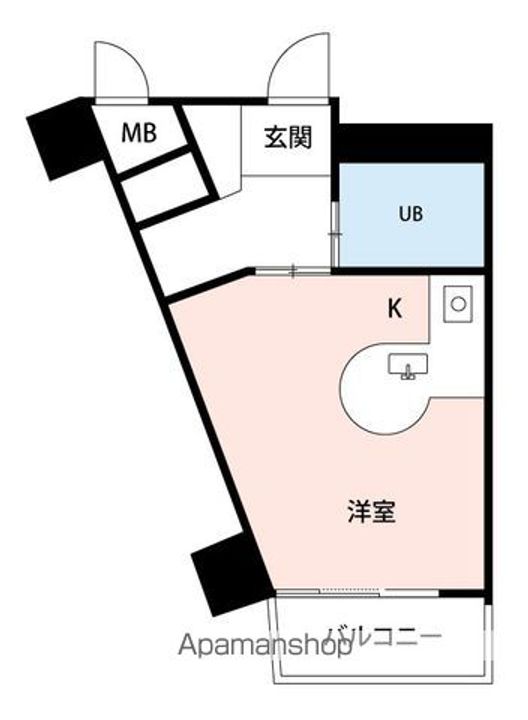 ルポ六本松の間取り