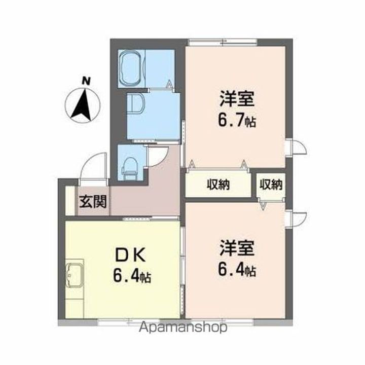 シャーメゾン東見前の間取り