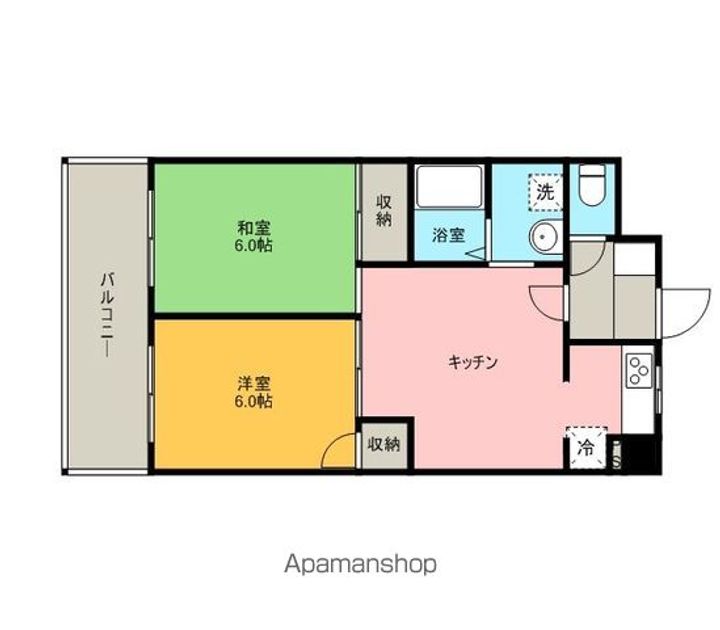 ウェルス幸の間取り