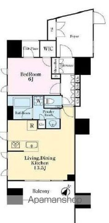 グラン レ・ジェイド渋谷富ヶ谷の間取り