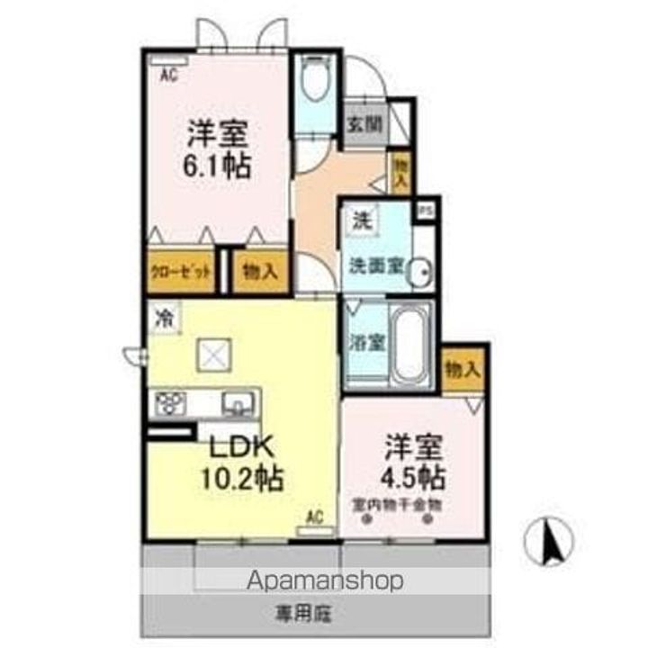 グランソレイユの間取り