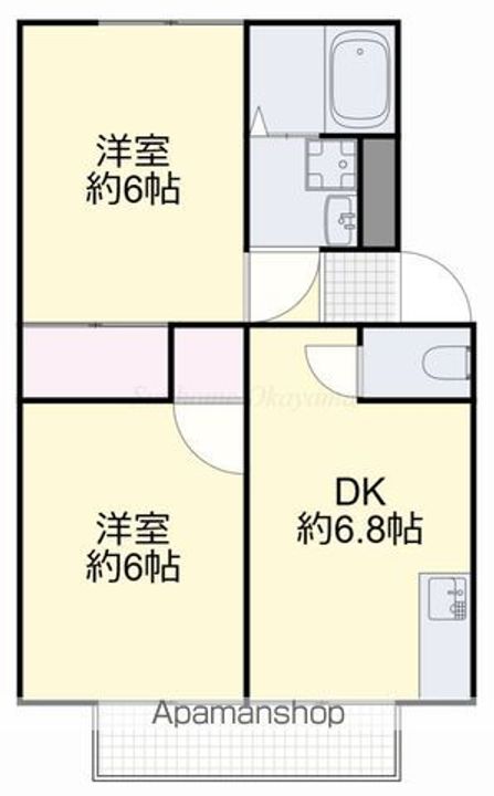 ヴィラ・ウィンディアAの間取り