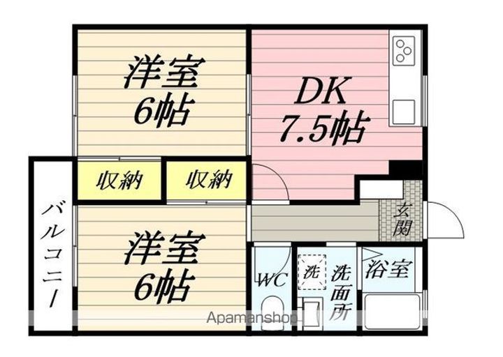 セリアンⅡ201の間取り