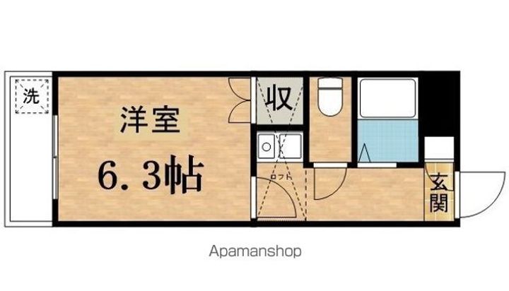 グリーンベル201の間取り