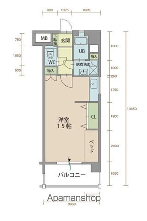 カルミア90406の間取り