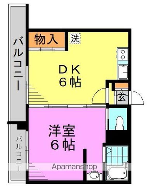 メゾン・ハギワラ(新館)の間取り