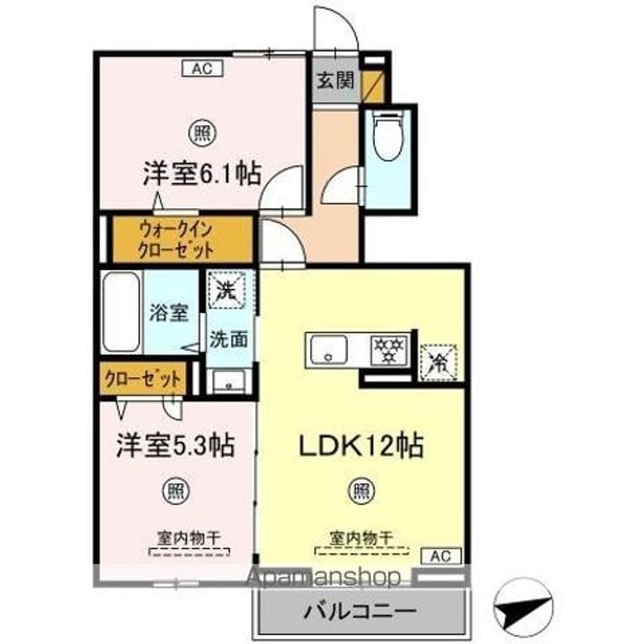 グランディオ Bの間取り