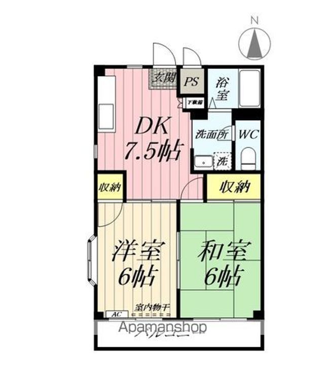 オークラビル301の間取り