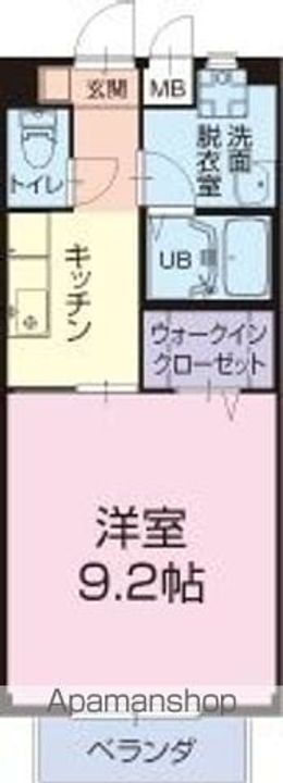 滋賀県彦根市川瀬馬場町の賃貸アパートの間取り