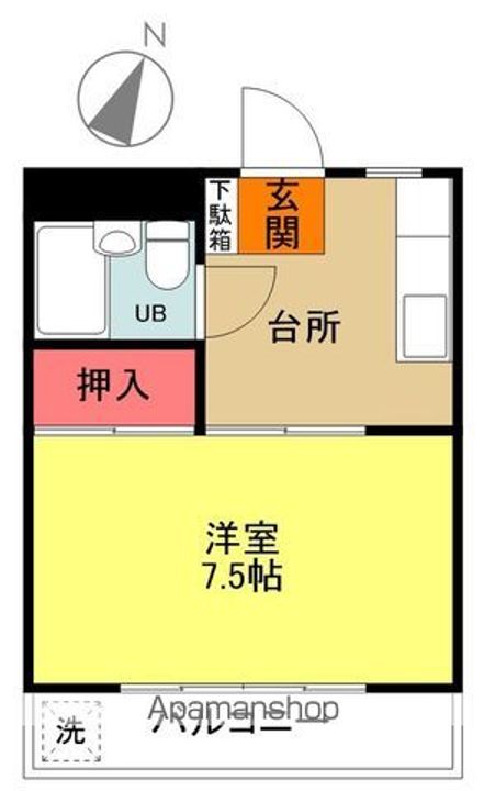 メゾン高陽206の間取り