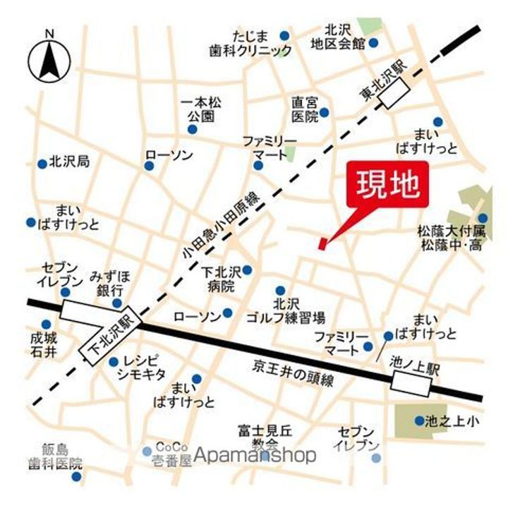 グランファーロ下北沢の外観