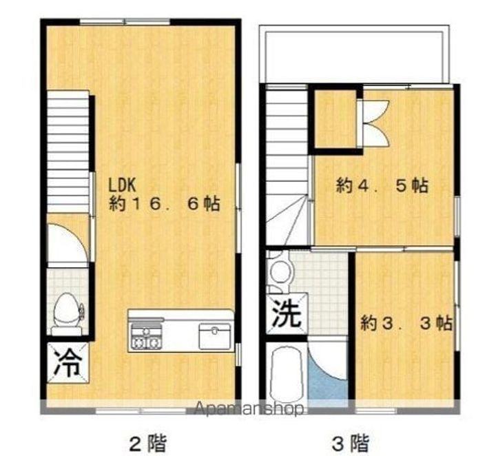 フォンド センティエロ202の間取り