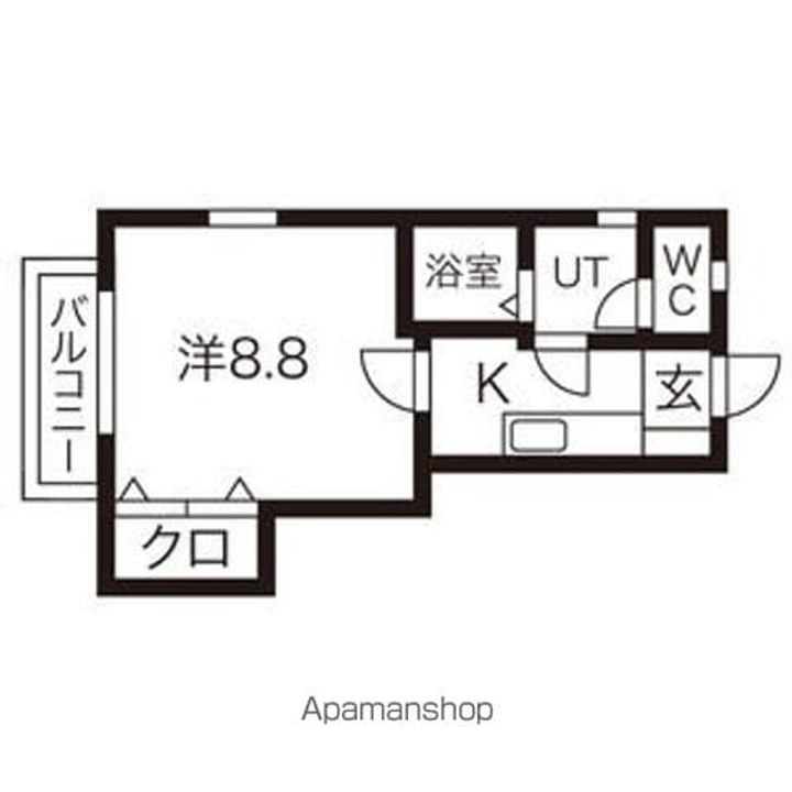 アネックス・メープル高松の間取り