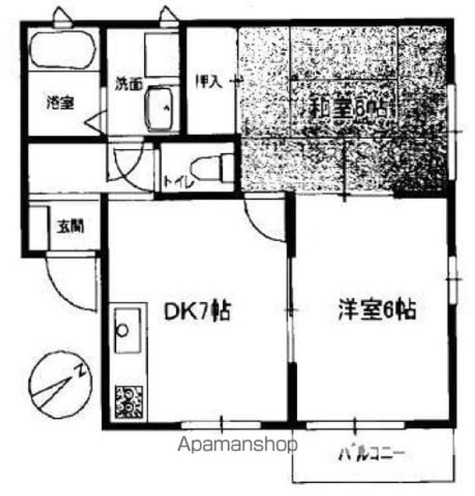 グレース壱番館202の間取り