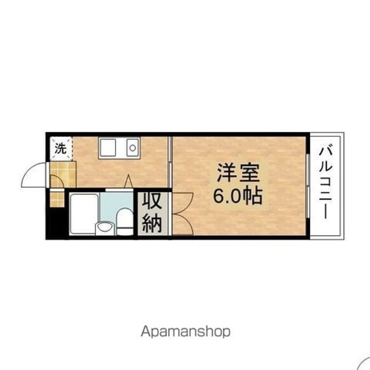 メゾンさつき207の間取り