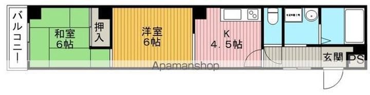 コスモス東豊中の間取り