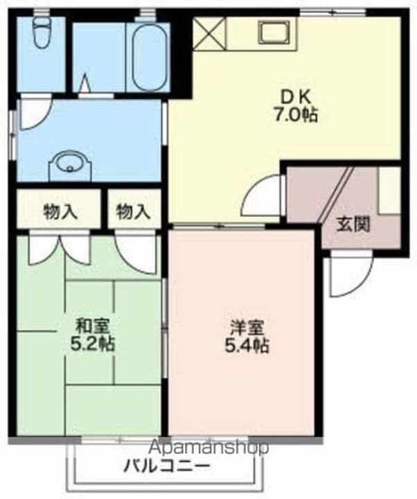 フレグランス・MIZUKIS棟の間取り