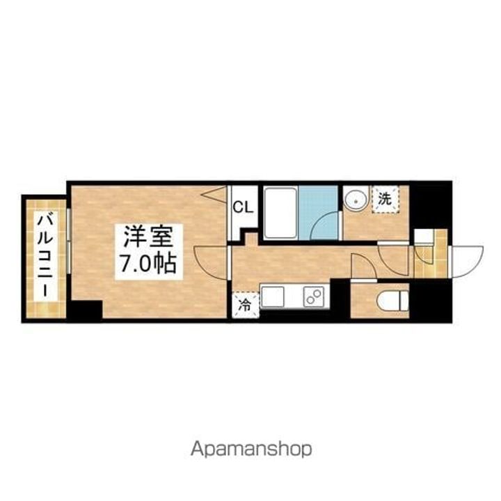 コートバスクの間取り