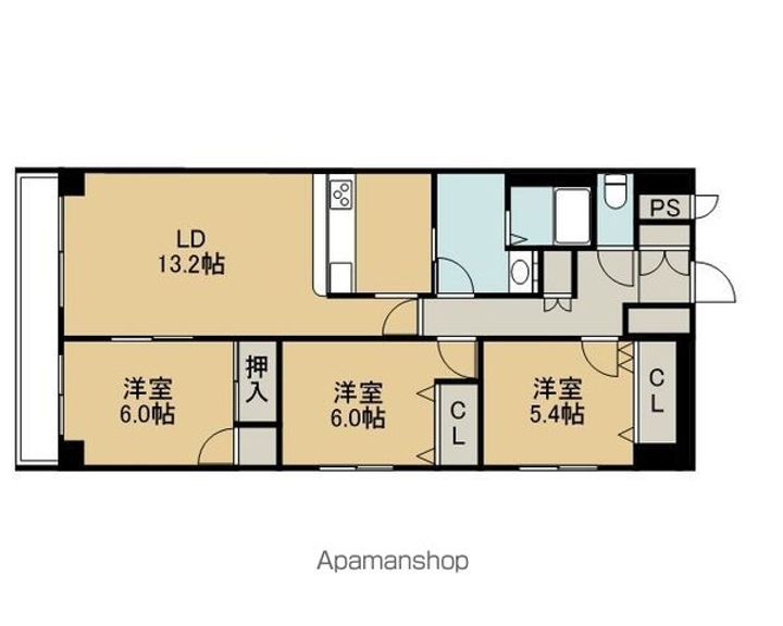 リレント千歳405の間取り
