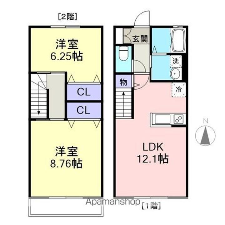 アークガーデン102の間取り