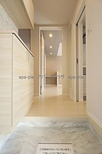 フラッツ山下 Bの玄関