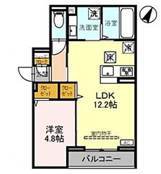 D-Sereno上福岡305号室の間取り