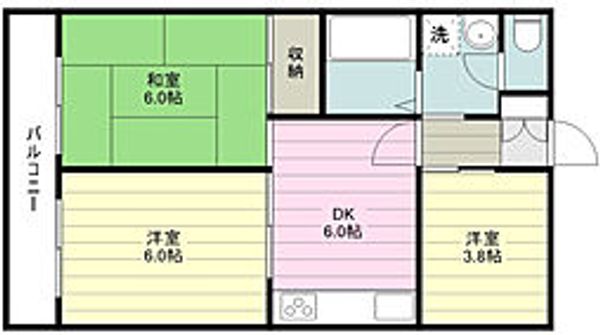シャルルみずほの間取り