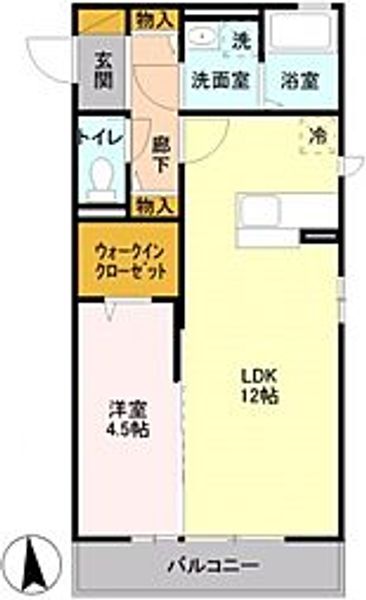 オルテシアIIの間取り